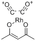 Dicarbonylacetylacetonato rhodium(I) Structure,14874-82-9Structure