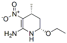 2-Pyridinamine,6-ethoxy-1,4,5,6-tetrahydro-4-methyl-3-nitro-,cis-(9ci) Structure,149049-86-5Structure