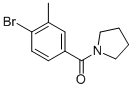 (4-Bromo-3-methylphenylcarbonyl)pyrrolidine Structure,149105-15-7Structure