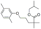 Isobutyl 2,2-dimethyl-5-(2,5-xylyloxy)valerate Structure,149105-26-0Structure