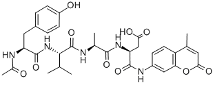 Ac-Tyr-Val-Ala-Asp-7-amino-4-methylcoumarin Structure,149231-65-2Structure