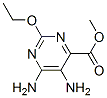 4-Pyrimidinecarboxylicacid,5,6-diamino-2-ethoxy-,methylester(9ci) Structure,149352-47-6Structure