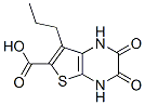 Thieno[2,3-b]pyrazine-6-carboxylic acid, 1,2,3,4-tetrahydro-2,3-dioxo-7-propyl- Structure,149587-39-3Structure