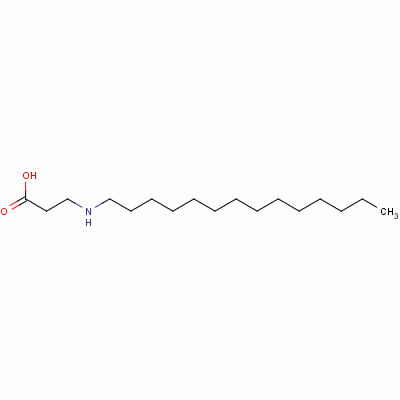 B-alanine, n-tetradecyl- Structure,14960-08-8Structure