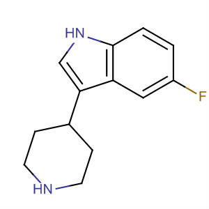 5-Fluoro-3-(piperidin-4-yl)-1h-indole Structure,149669-43-2Structure