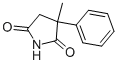 α-Methyl-α-phenylsuccinimide Structure,1497-17-2Structure