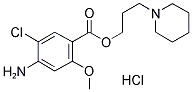 3-(Piperidin-1-yl)propyl 4-amino-5-chloro-2-methoxybenzoate hydrochloride Structure,149719-06-2Structure