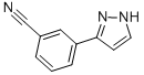 3-(1H-pyrazol-3-yl)benzonitrile Structure,149739-51-5Structure