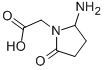 1-Pyrrolidineaceticacid,2-amino-5-oxo-(9ci) Structure,149876-17-5Structure