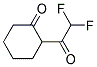 Cyclohexanone, 2-(difluoroacetyl)-(9ci) Structure,149894-28-0Structure