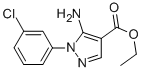 Ethyl 5-amino-1-(3-chlorophenyl)-1h-pyrazole-4-carboxylate Structure,15001-08-8Structure