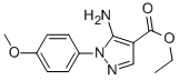 Ethyl 5-amino-1-(4-methoxy)phenyl-1h-pyrazole-4-carboxylate Structure,15001-13-5Structure