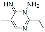 1(6H)-pyrimidinamine, 2-ethyl-6-imino-5-methyl- Structure,150239-65-9Structure