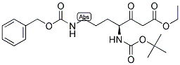 Ethyl 4(s)-boc-amino-7-cbz-amino-3-oxo-heptanoate Structure,150618-12-5Structure