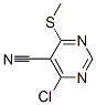 4-Chloro-6-(methylthio)pyrimidine-5-carbonitrile Structure,150807-96-8Structure