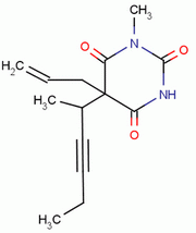 Methohexital Structure,151-83-7Structure