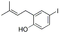 4-Iodo-2-(3-methyl-2-butenyl)-phenol Structure,151071-03-3Structure