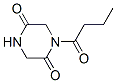 2,5-Piperazinedione,1-(1-oxobutyl)-(9ci) Structure,151079-67-3Structure