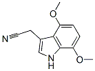 (4,7-Dimethoxy-1H-indol-3-yl)-acetonitrile Structure,15109-37-2Structure