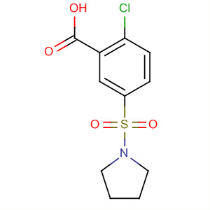 2-Chloro-5-(1-pyrrolidinylsulfonyl)benzoic acid Structure,151104-21-1Structure