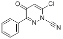 6-Chloro-4-oxo-3-phenyl-1(4h)-pyridazinecarbonitrile Structure,151192-45-9Structure