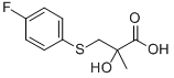 3-(4-Fluorophenylthio)-2-hydroxy-2-methylpropanoic acid Structure,151262-57-6Structure