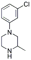 1-(3-Chlorophenyl)-3-methyl-piperazine Structure,151447-85-7Structure