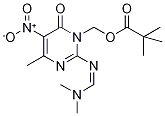 2-[(Dimethylamino)methylene]amino-3n-(pivaloyloxy)methyl-6-methyl-5-nitro-4-pyrimidinol Structure,151587-55-2Structure