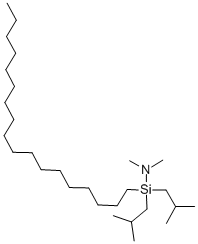 N-octadecyldiisobutyl(dimethylamino)silane Structure,151613-23-9Structure