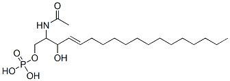 (2S,3r,4e)-2-acetamido-3-hydroxy-4-octadecen-1-yl dihydrogen phosphate Structure,151729-55-4Structure