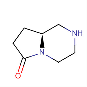 (S)-六氫-吡咯并[1,2-a]吡嗪-6-酮結(jié)構(gòu)式_151763-88-1結(jié)構(gòu)式