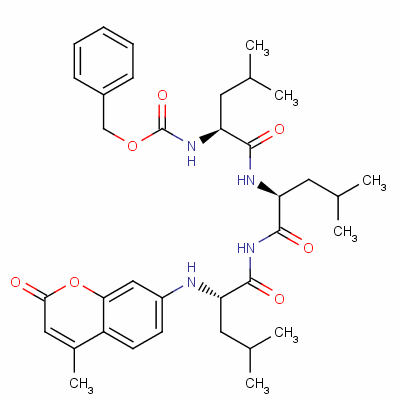 Z-Leu-Leu-Leu-AMC結(jié)構(gòu)式_152015-61-7結(jié)構(gòu)式