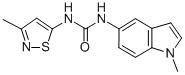 N-(1-methyl-1h-indolyl-5-yl)-n-(3-methyl-5-isothiazolyl)urea Structure,152239-46-8Structure