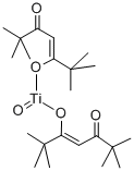 Bis(2,2,6,6-tetramethyl-3,5-heptanedionato)oxotitanium(IV) Structure,152248-67-4Structure