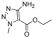 1H-1,2,3-triazole-5-carboxylicacid,4-amino-1-methyl-,ethylester(9ci) Structure,152300-51-1Structure