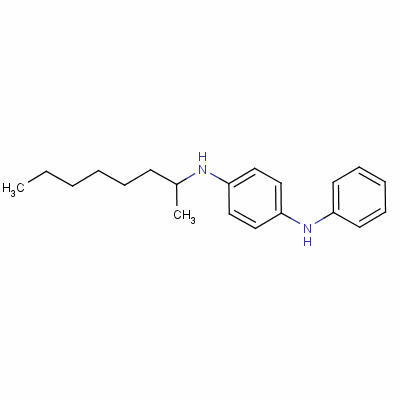 N-(1-methylhepty)-n-phenyl-p-phenylenediamine Structure,15233-47-3Structure