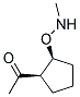 Ethanone, 1-[2-[(methylamino)oxy]cyclopentyl]-, cis-(9ci) Structure,152341-49-6Structure