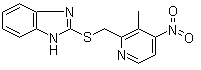 2-[[(4-Nitro-3-methyl-2-pyridinyl)-2-methyl]thio]-1H-benzimidazole Structure,152402-98-7Structure