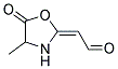 Acetaldehyde, (4-methyl-5-oxo-2-oxazolidinylidene)-(9ci) Structure,152420-77-4Structure