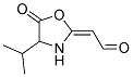 Acetaldehyde, [4-(1-methylethyl)-5-oxo-2-oxazolidinylidene]-(9ci) Structure,152420-78-5Structure