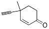 2-Cyclohexen-1-one, 4-ethynyl-4-methyl-(9ci) Structure,152428-87-0Structure