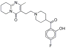 3-[2-[4-(4-氟-2-羥基苯甲酰基)-1-哌啶基]乙基]-6,7,8,9-四氫-2-甲基-4H-吡啶并[1,2-a]嘧啶-4-酮結(jié)構(gòu)式_152542-00-2結(jié)構(gòu)式