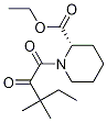 (S)-1-(3,3-二甲基-2-氧代戊?；?哌啶-2-羧酸乙酯結(jié)構(gòu)式_152754-33-1結(jié)構(gòu)式