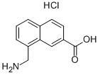 8-(Aminomethyl)naphthalene-2-carboxylic acid hydrochloride Structure,152768-98-4Structure