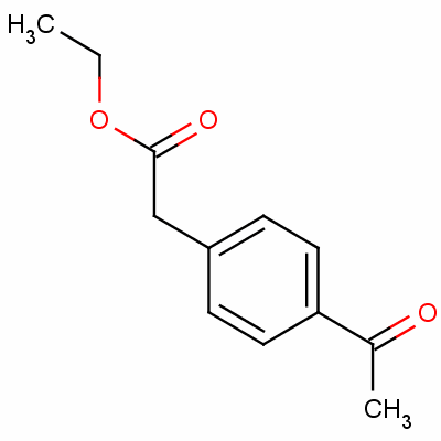 2-(4-乙酰基苯基)乙酸乙酯結(jié)構(gòu)式_1528-42-3結(jié)構(gòu)式