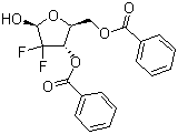 2-Deoxy-2,2-difuoro-D-ribofuranose-3,5-dibenzoate Structure,153012-08-9Structure