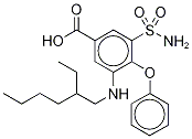 N-desbutyl-n-(2-ethylhexyl) bumetanide Structure,153012-65-8Structure