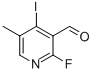 2-Fluoro-4-iodo-5-methyl-3-pyridinecarboxaldehyde Structure,153034-96-9Structure