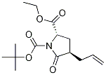 (2S,4r)-1-2-乙基4-烯丙基-5-氧代吡咯烷-1,2-二羧酸叔丁酯結(jié)構(gòu)式_153080-81-0結(jié)構(gòu)式