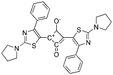 (4E)-3-氧代-4-[4-苯基-2-(1-吡咯烷鎓亞基)-1,3-噻唑-5(2H)-亞基]-2-[4-苯基-2-(1-吡咯烷基)-1,3-噻唑-5-基]-1-環(huán)丁烯-1-醇結(jié)構(gòu)式_153119-20-1結(jié)構(gòu)式